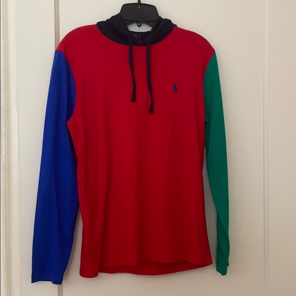 NWT Polo Ralph Lauren multicolored hoodie size:XS